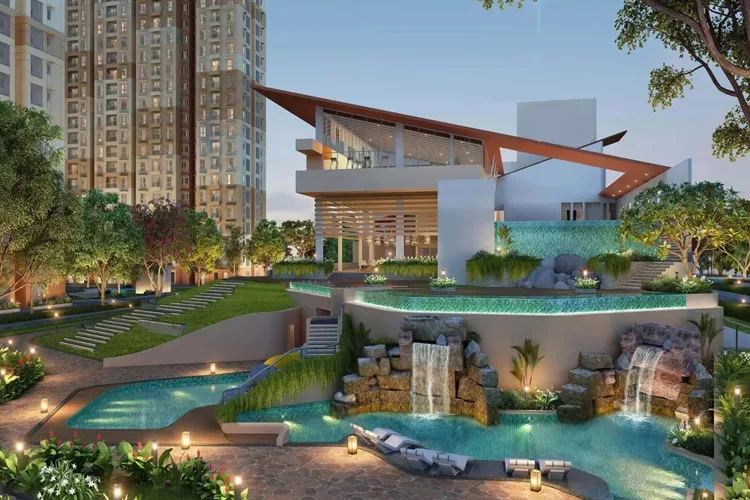 VJ Palladio Kharadi Central modern elevation Pune