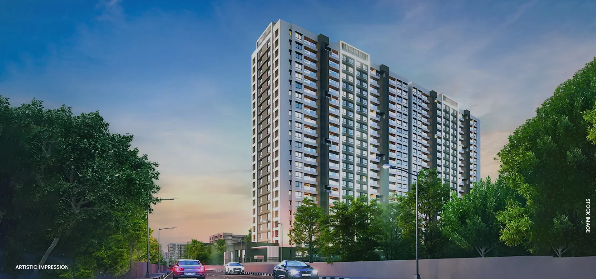 VJ Palladio Kharadi Central Pune luxury apartments exterior view